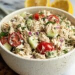 Quick Mediterranean Tuna Salad with No Mayo (Healthy) Recipe