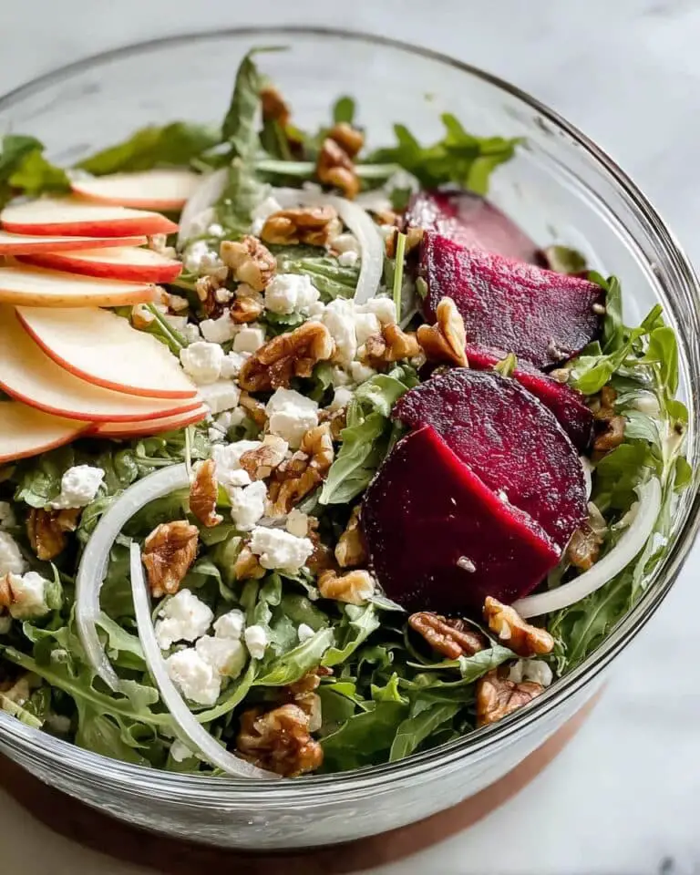 Beet and Arugula Salad with Goat Cheese Recipe