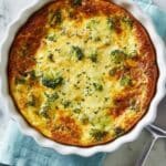 Crustless Broccoli and Gruyère Quiche Recipe
