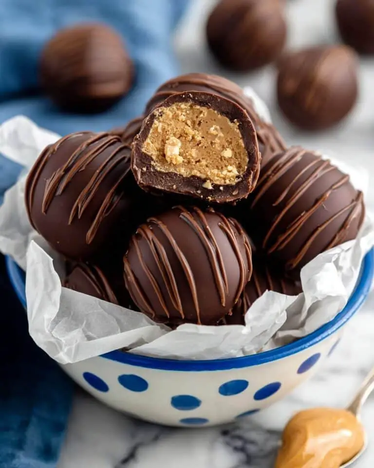Decadent Chocolate-Dipped Peanut Butter Balls Recipe