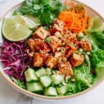 Spicy Crispy Tofu Salad Bowls Recipe