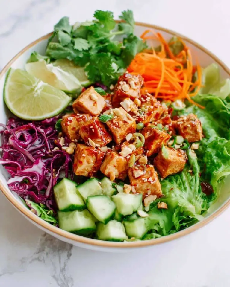 Spicy Crispy Tofu Salad Bowls Recipe