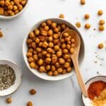 Easy Crispy Oven Roasted Chickpeas Recipe