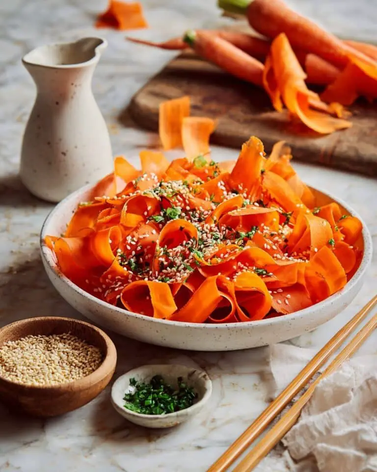Viral Carrot Ribbon Salad Recipe