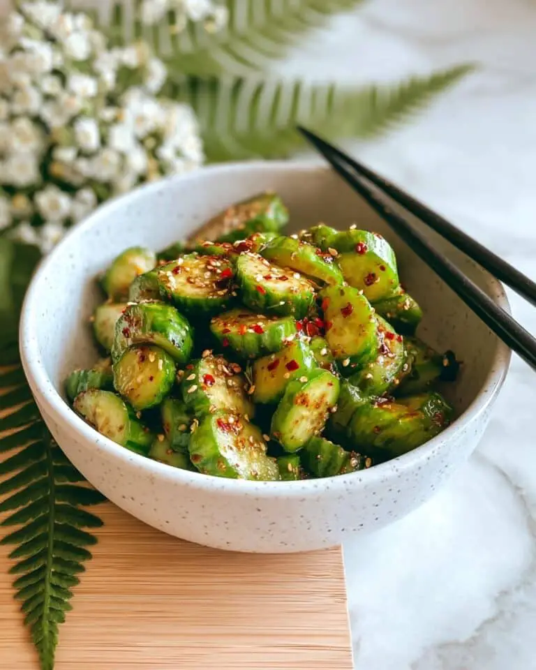 Spicy Asian Cucumber Salad Recipe