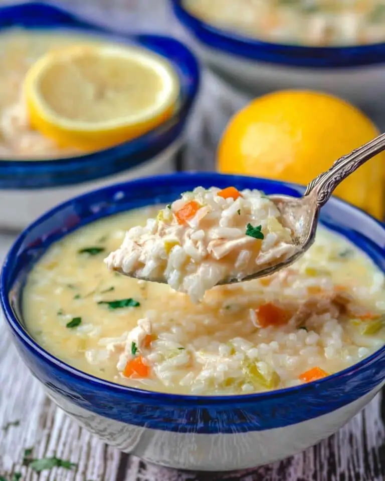 Avgolemono: Greek Lemon Chicken Soup