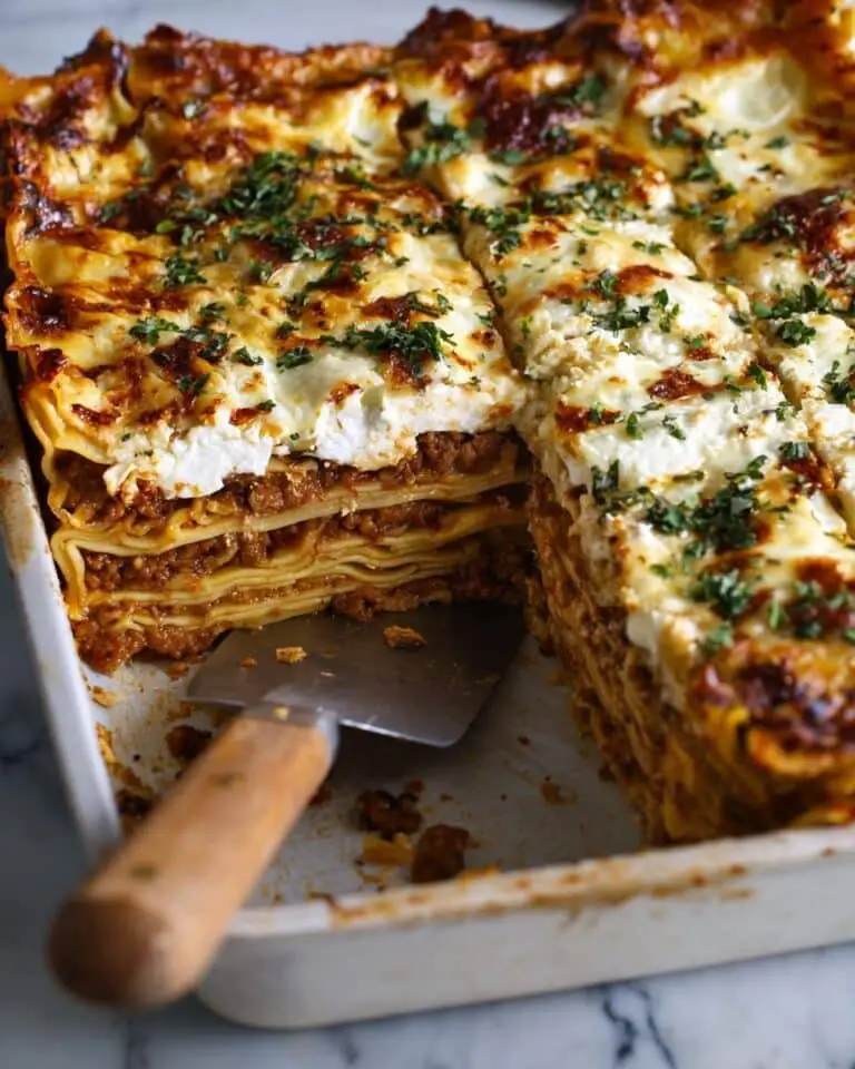 Mushroom Lasagna with Lemon Zest and Ricotta Recipe