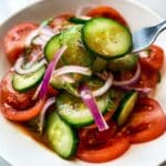 Asian Tomato and Cucumber Salad Recipe