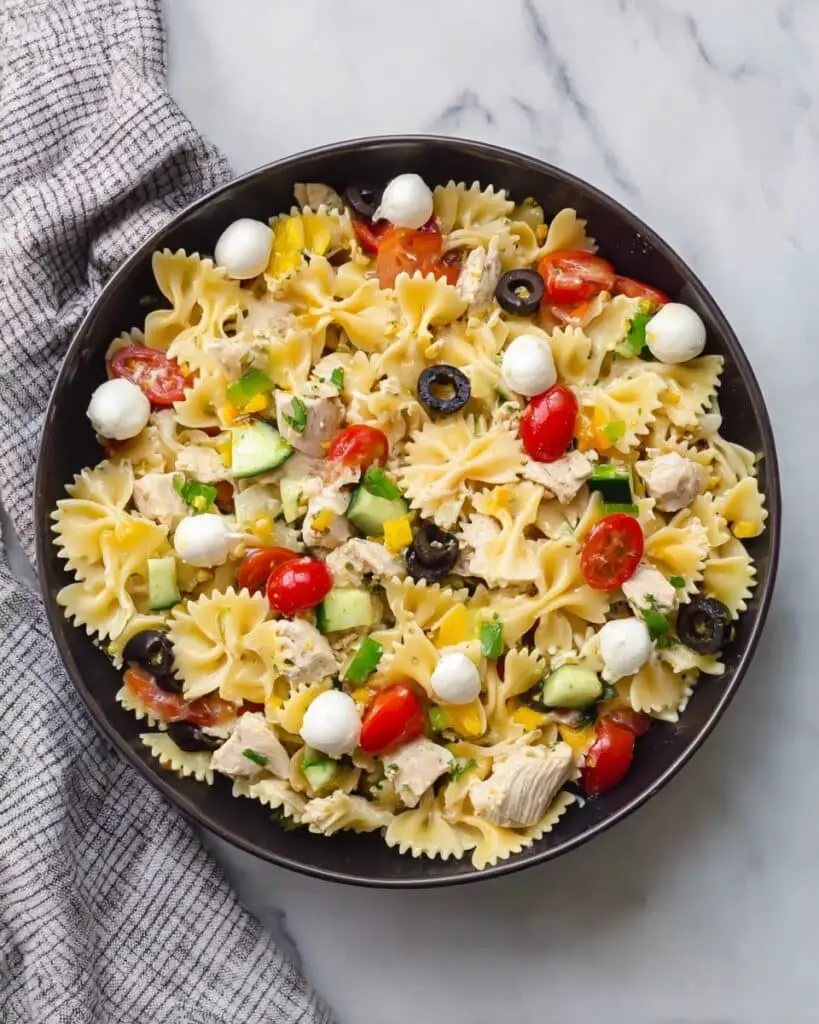 High Protein Pasta Salad Recipe