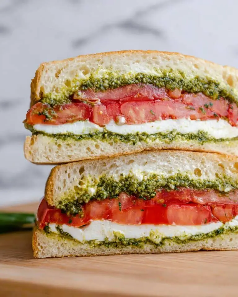 Burrata Caprese Sandwich Recipe