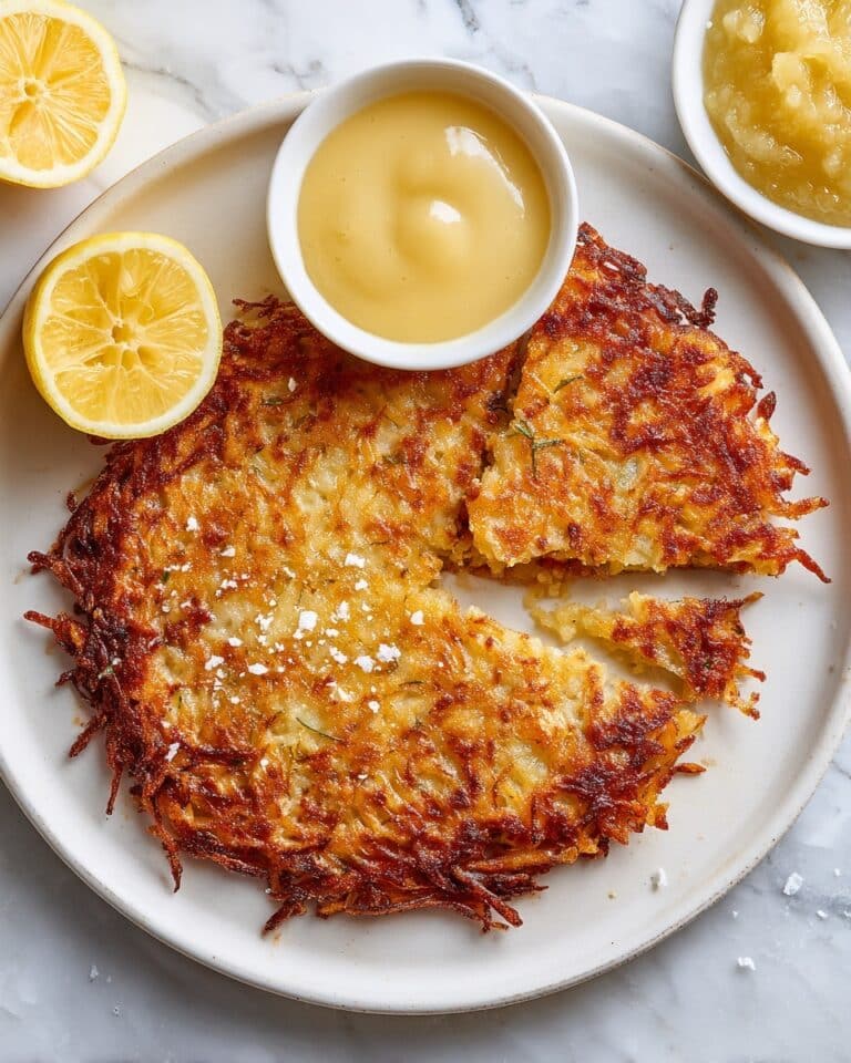 Schnitzel Latkes with Ginger Apple Sauce and Lemon Aioli Recipe