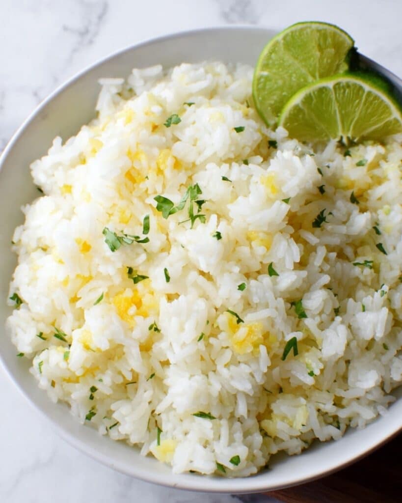 Hawaiian Rice with Crushed Pineapple Recipe
