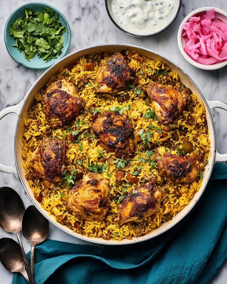 One Pan Tandoori Chicken and Rice Recipe