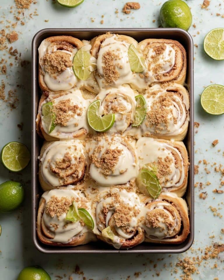 Key Lime Pie Rolls with Graham Cracker Crust Recipe