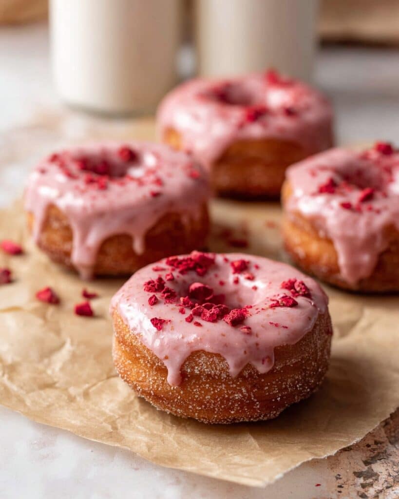 Strawberry Glazed Donuts Recipe