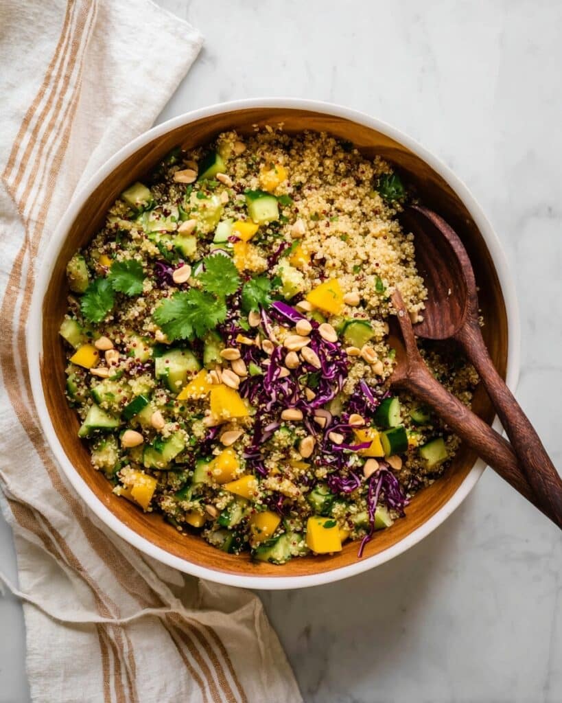 Thai Peanut Quinoa Salad Recipe