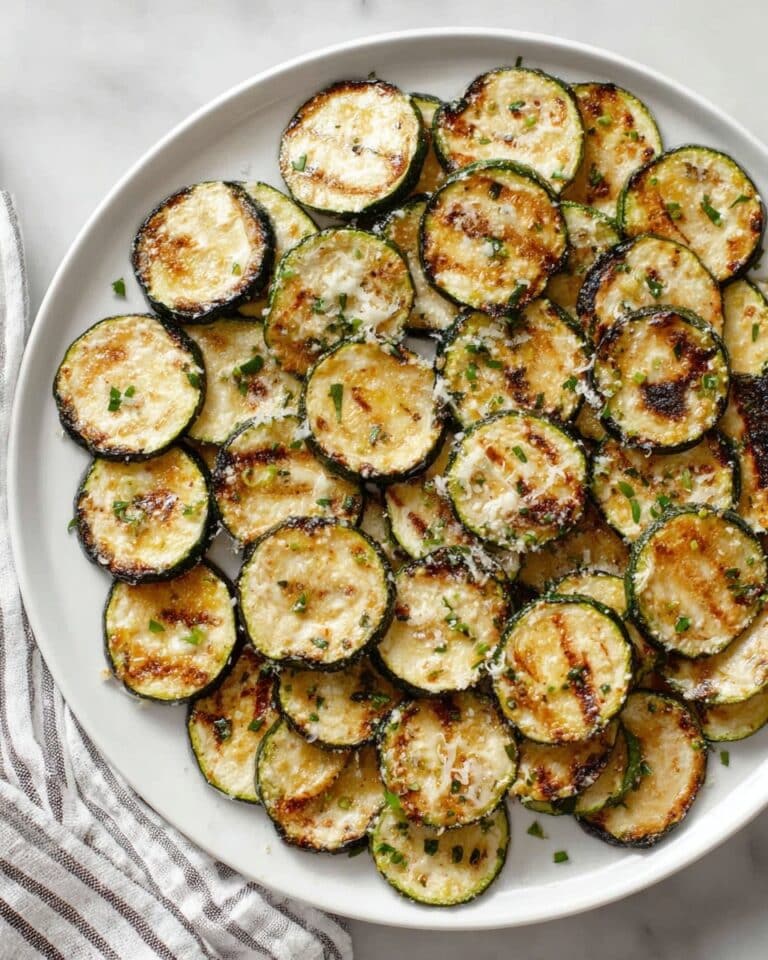 Parmesan Roasted Zucchini Recipe