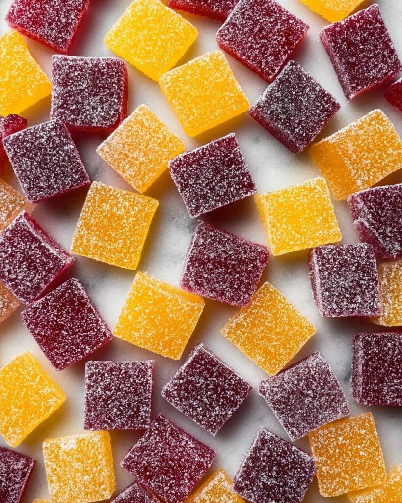 Homemade Orange and Pomegranate Pâtes de Fruits Recipe