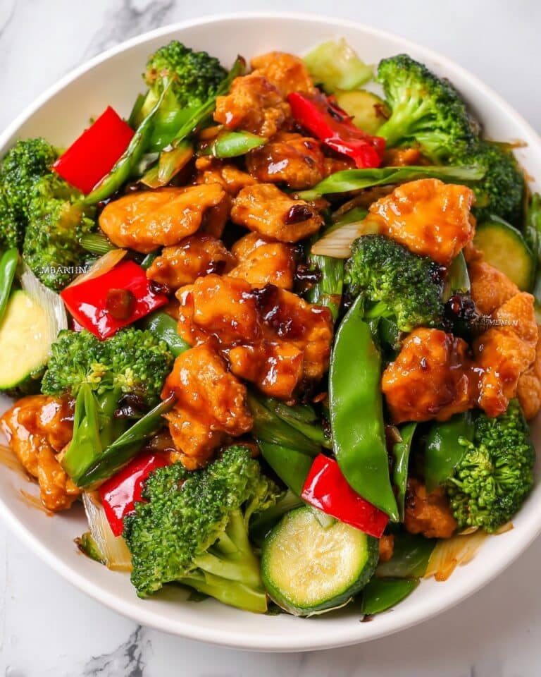 Chicken with Mixed Vegetable Stir Fry Recipe