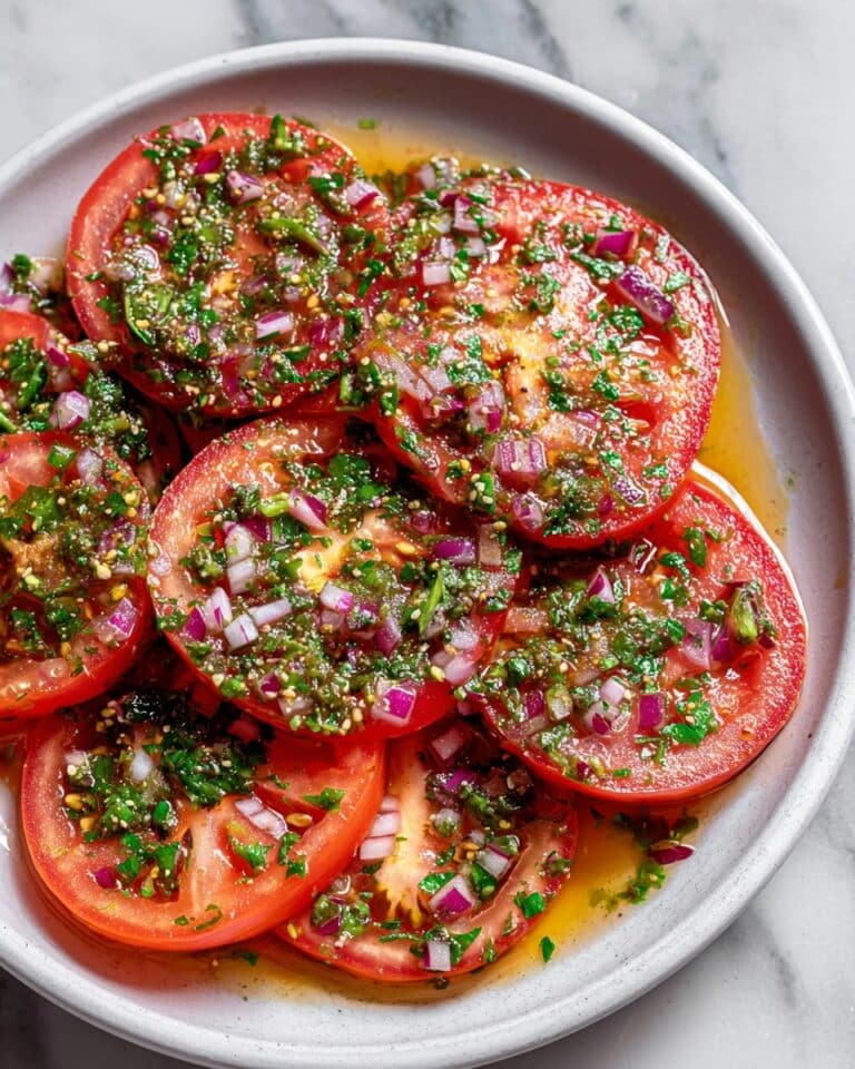 Marinated Tomato Salad with Fresh Herbs Recipe