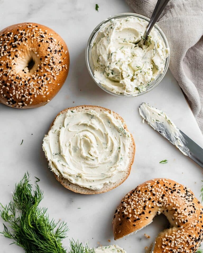 Vegan Tofu “Cream Cheese” & Dill Spread Recipe