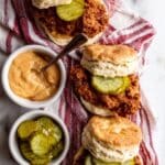 Fried Chicken Biscuits With Hot Honey Butter Recipe