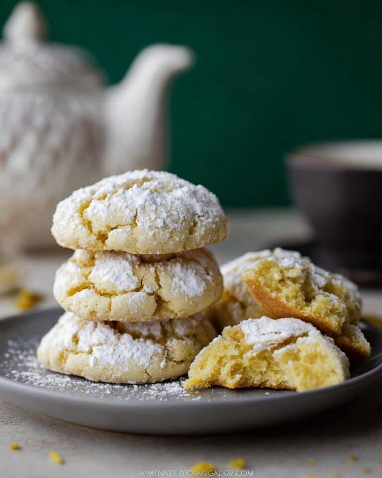 Soft and Chewy Mango Crinkle Cookies Recipe