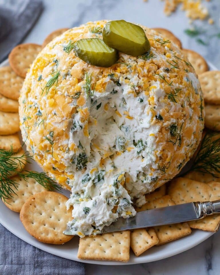 Dill Pickle Cheese Ball Recipe