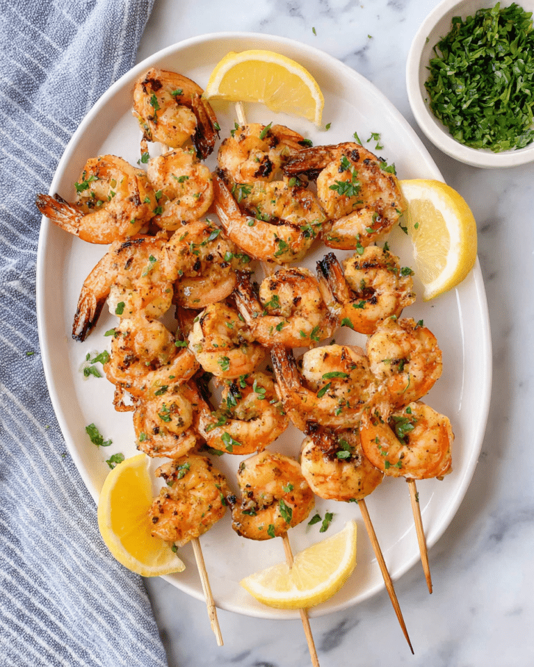 Grilled Shrimp with Lemon and Oregano Recipe