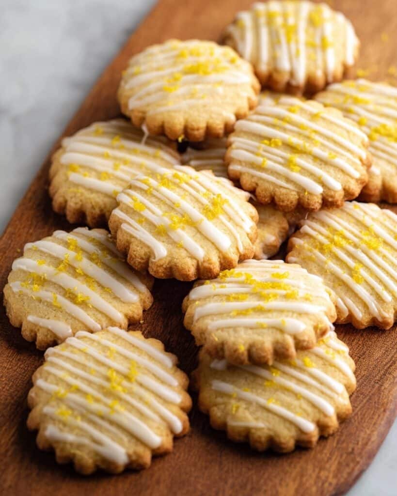Lemon Shortbread Cookies Recipe