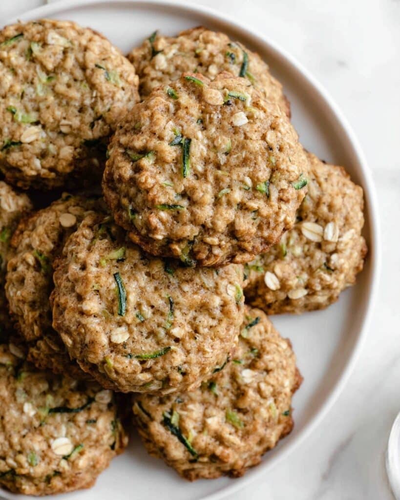 Healthy Zucchini Oatmeal Cookies Recipe