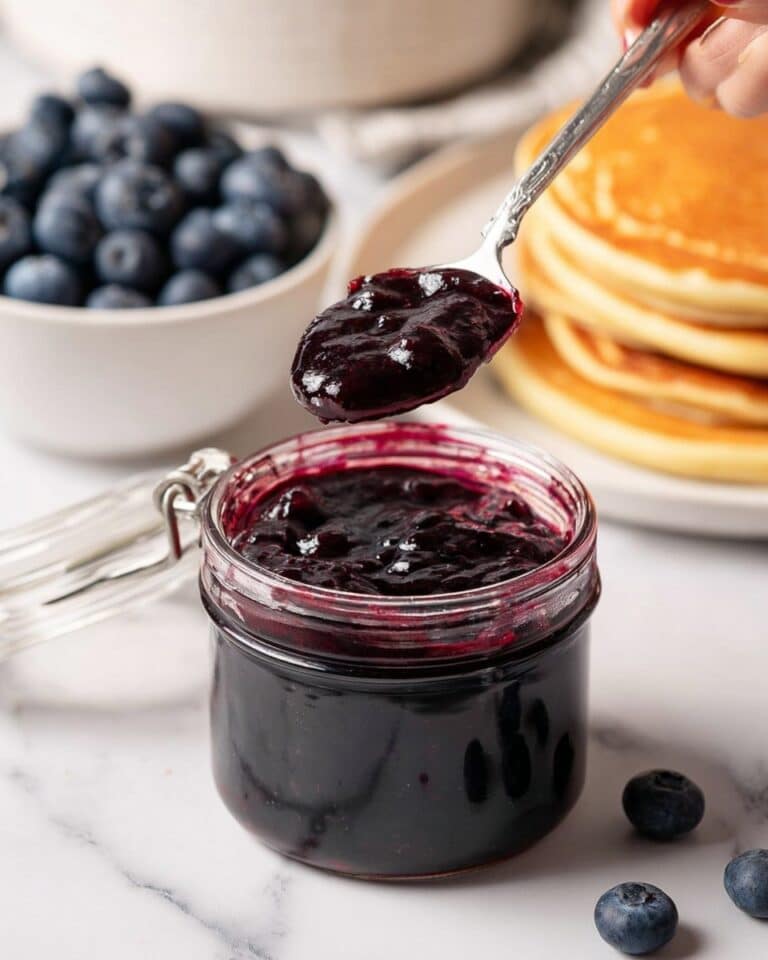 Easy Blueberry Syrup (5 Simple Ingredients) Recipe
