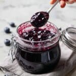 Healthy Blueberry Compote with Maple Syrup Recipe