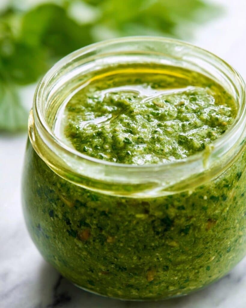 Homemade Basil Pesto Recipe
