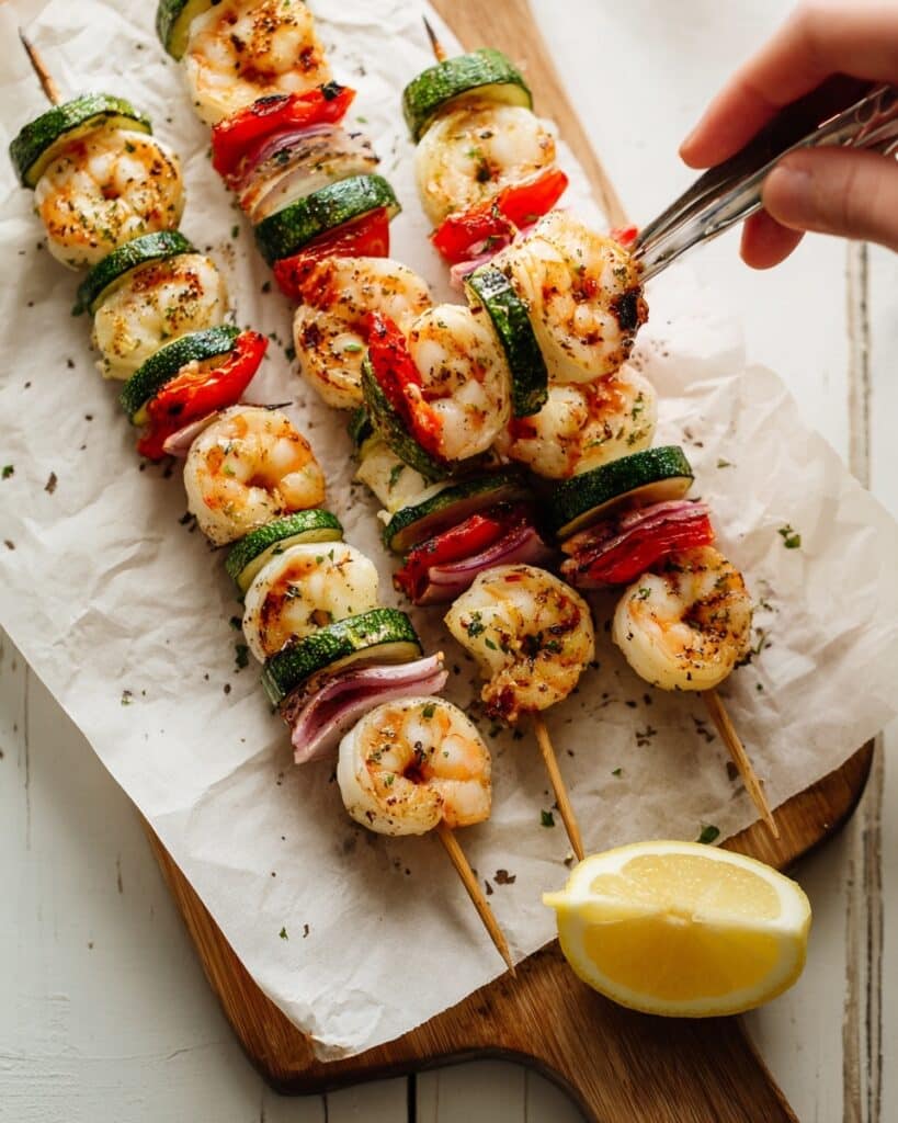 Grilled Shrimp Kebobs Recipe
