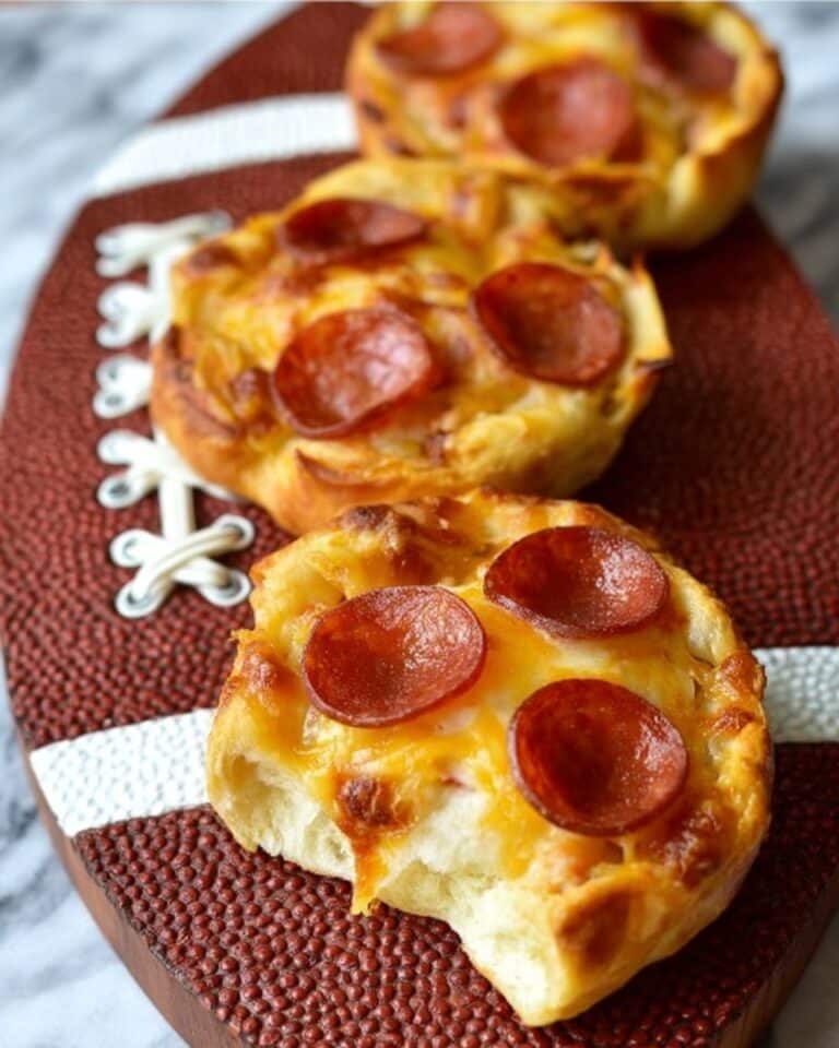 Easy Football Pizza Pinwheels Recipe