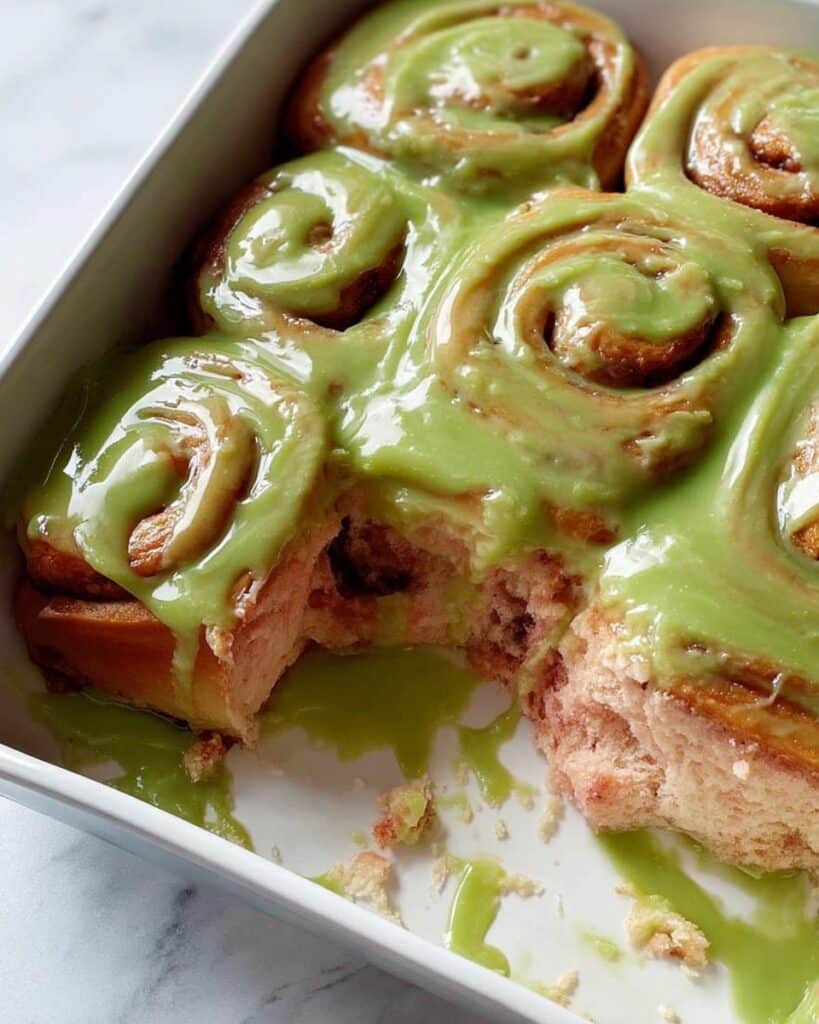 Strawberry Matcha Latte Rolls Recipe