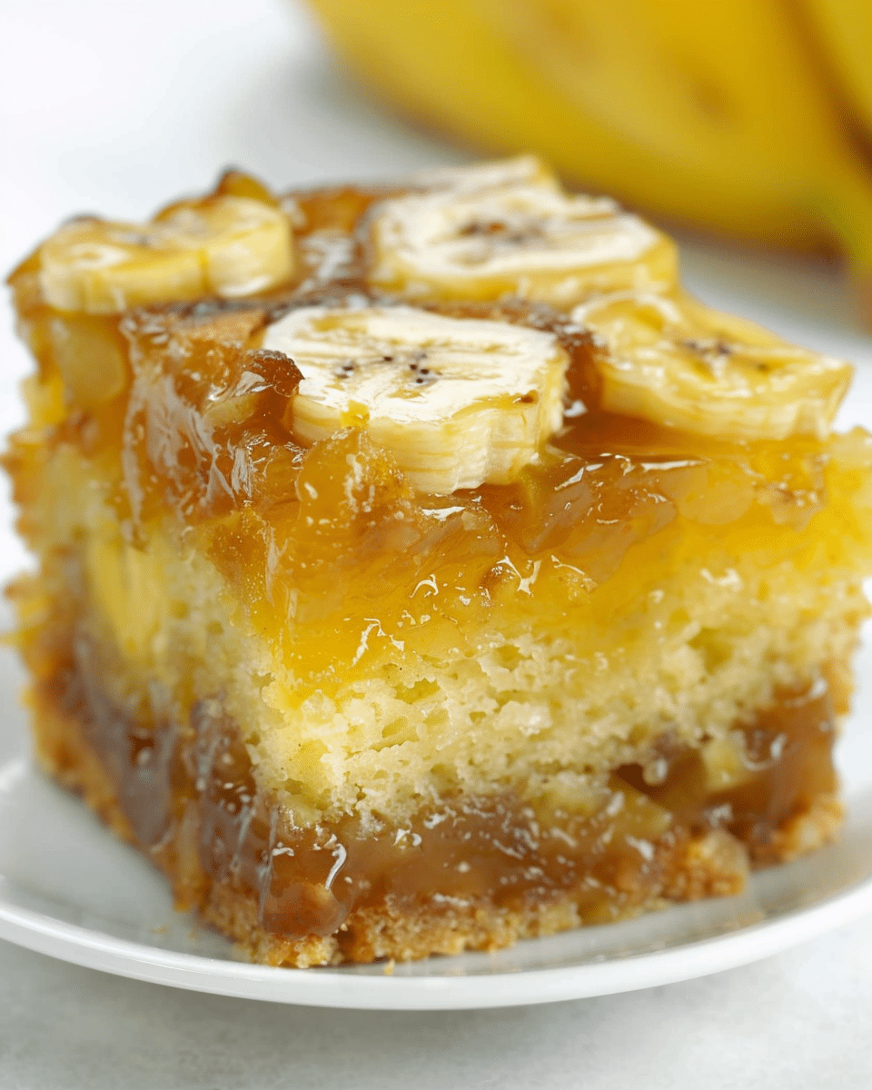 Banana Upside Down Cake