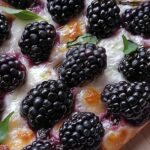 Blackberry Basil Ricotta Pizza