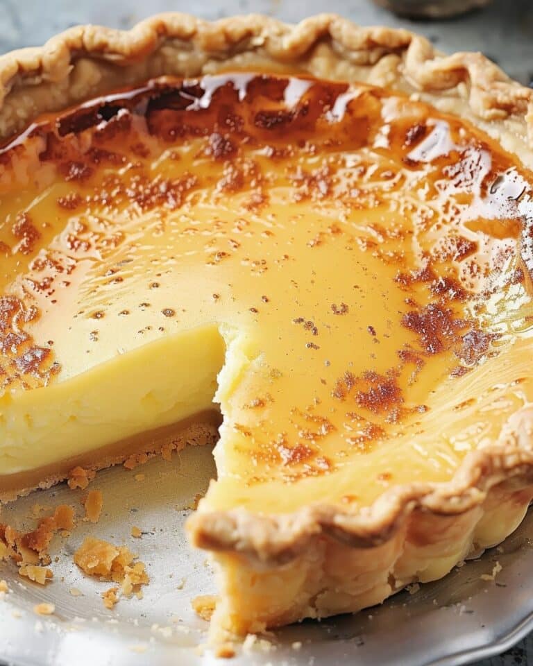 Old-Fashioned Custard Pie Recipe