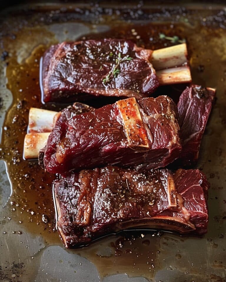 Braised Beef Short Ribs in Red Wine Sauce