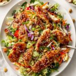 Sesame Chicken Cabbage Crunch Salad