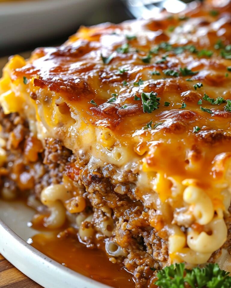Mac and Cheese Meatloaf Casserole Recipe
