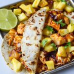 One Pan Chicken and Pineapple Tacos