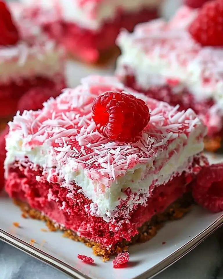 Raspberry Zinger Poke Cake