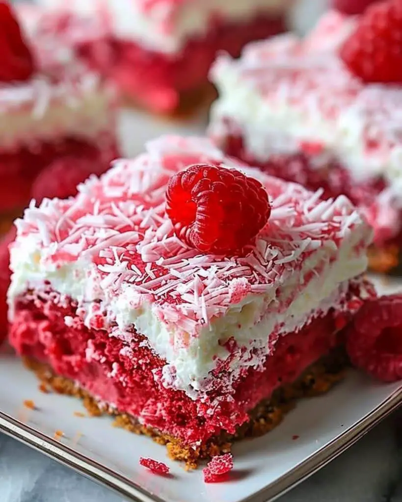 Raspberry Zinger Poke Cake