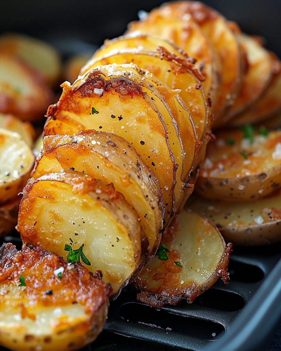 Air Fryer Sliced Potatoes