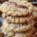 Buttery Pecan Shortbread Cookies