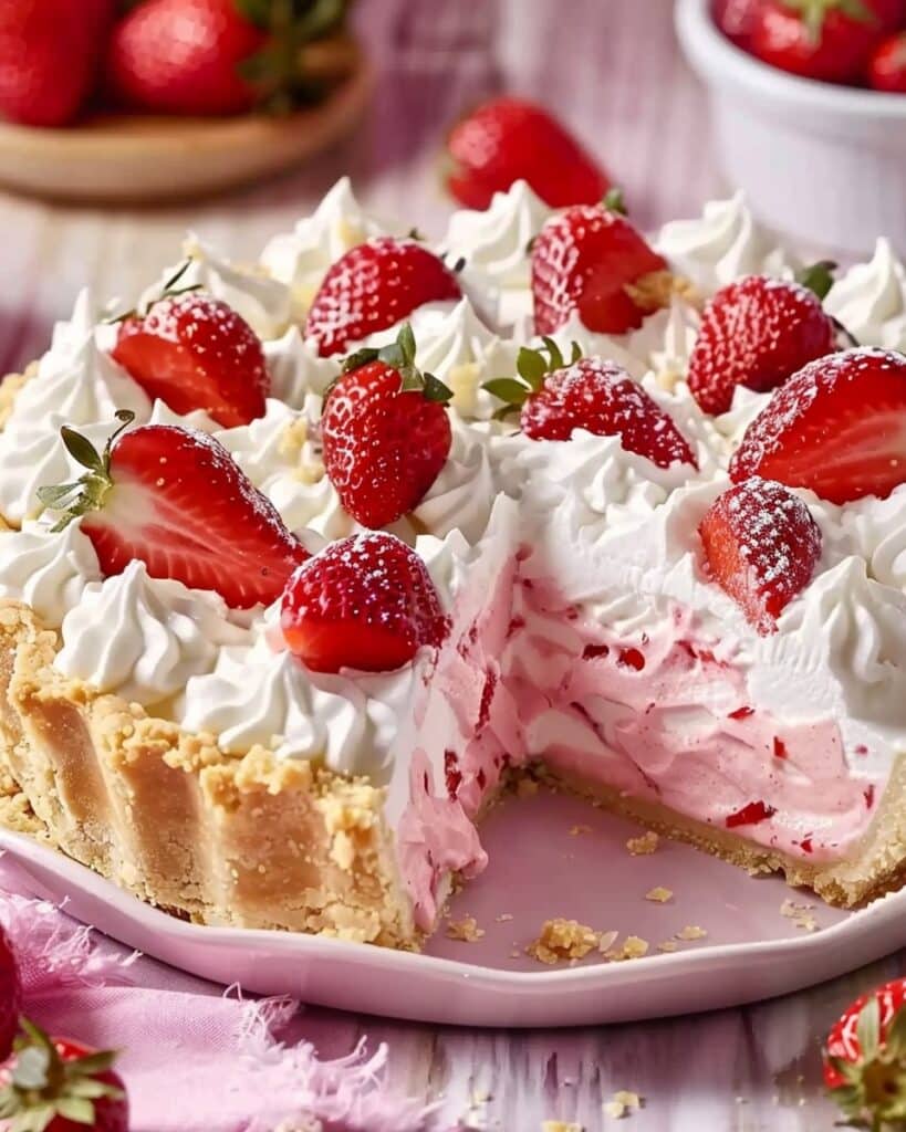 Strawberry Cool Whip Pie