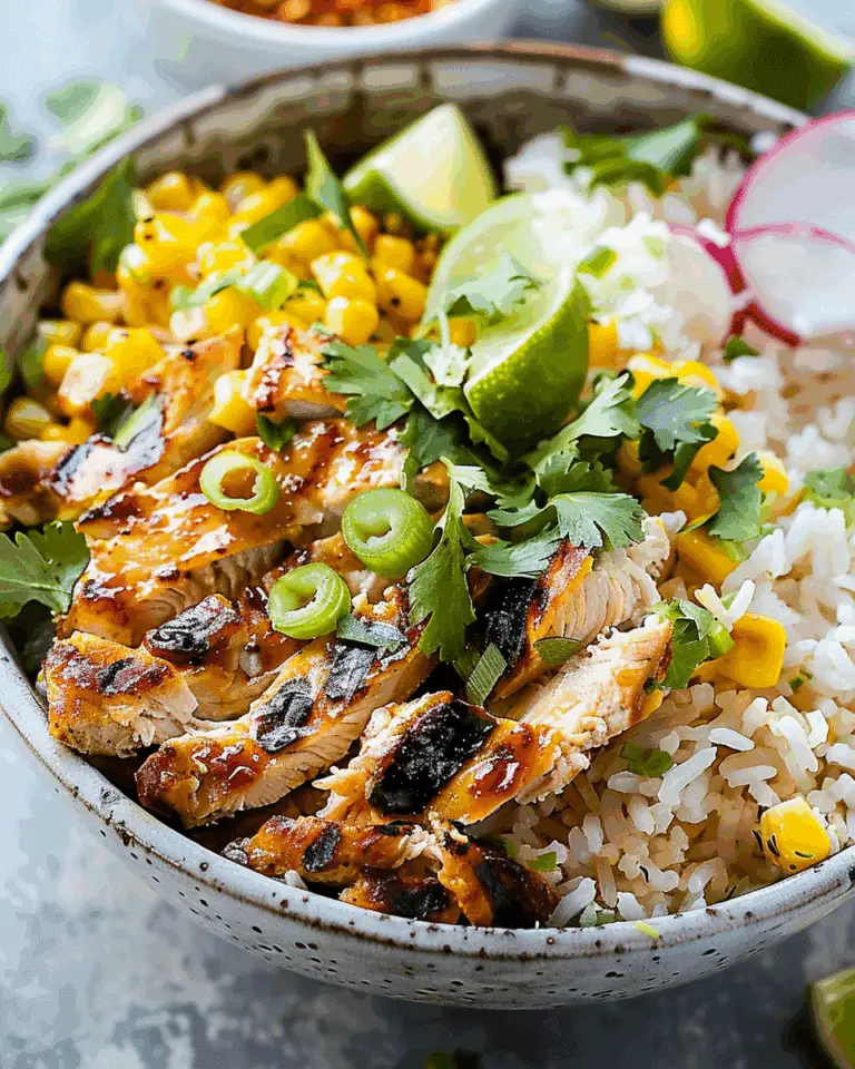 Street Corn Chicken Rice Bowl Recipe
